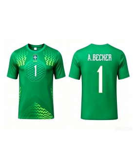 Billige Fotballdrakt Brasil Alisson Becker #1 Keeper Replika Bortedrakt VM 2026 Kortermet Billige Fotballdrakt Brasil Alisson Becker #1 Keeper Replika Bortedrakt VM 2026 Kortermet